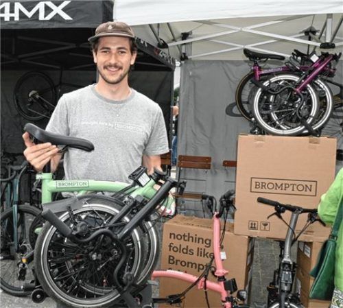 Groß war das Interesse der Messebesucher an Klapprädern.