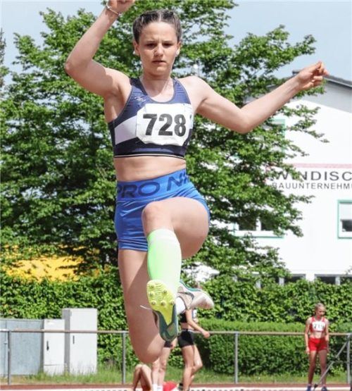 Klara Schlemer vom TSV Bad Endorf feierte vier Mehrkampf-Siege in der Jugend U16. Foto Ludwig Stuffer
