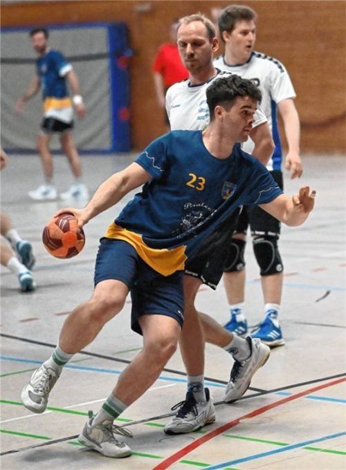 Lukas Huber von TuS Prien kämpft mit seinem Team um den Aufstieg in die Verbandsoberliga.Foto TuS Prien