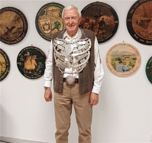 Manfred Zahnleiter, der neue Schützenkönig der Freischützen Bruckmühl. Foto re