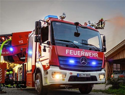 Technisch sind die Wehren im Landkreis Rosenheim gut aufgestellt – so der Kreisbrandrat. Foto Feuerwehr Rott