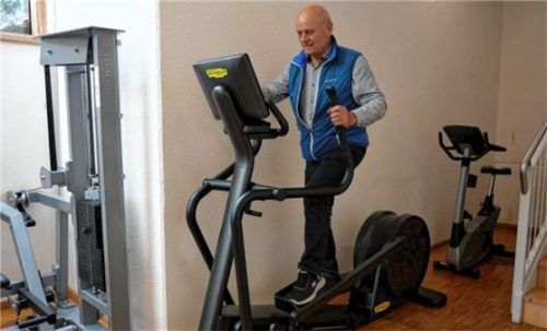 Vorsitzender Anton Kammerloher war einer der Ersten, der die neuen Geräte ausprobierte.