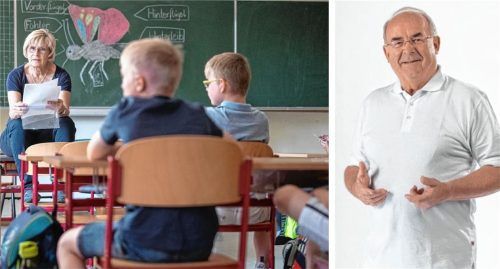 „Wir alle sitzen zu lange und zu viel. Vor allem die Kinder!“, warnt der Aiblinger Orthopäde im Ruhestand, Dr. Bernd Reinhardt. Mit Büchern und in Vorträgen warnt er vor schwerwiegenden Gesundheitsrisiken. Foto dpa/re