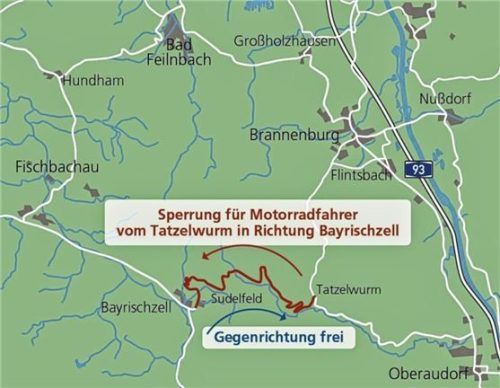 Zwischen 11 und 21 Uhr können Motorradfahrer zwischen April und November nur noch in eine Richtung über das Sudelfeld. Foto Klinger
