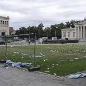 Müll von Fußball-Fans: Glyptothek-Chef sauer