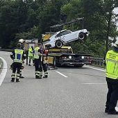 Porsche-Unfallfahrer mit Drohne aufgespürt
