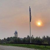 Bayerns Himmel weiß-grau