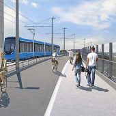 Vorbereitungen für Bau der Tram im Norden