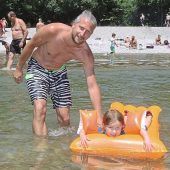 Das größte Freibad der Stadt