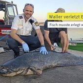 Polizist schießt auf Fisch