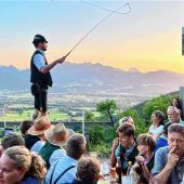 Zünftiges Almfest am Dandlberg