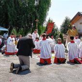 Prozessionauf dem Glasberg
