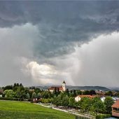 Gewitter und Unwetter streifen das Mangfalltal