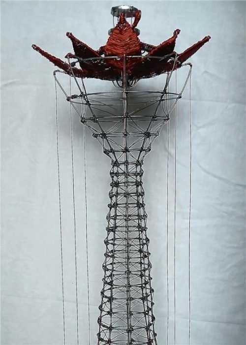 Das Modell „Wire Flower“ erhielt einen Sonderpreis. Foto BayerischeIngenieurekammer-Bau