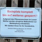 Badespaß dank Mähboot-Einsatz