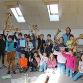 Bläserklasse macht Schule in Rimsting