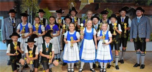 Der Nachwuchs durfte stolz auf die gezeigten Leistungen sein. Fotos Reichert