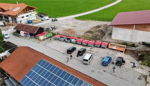 Die Containerreihe am Wertstoffhof ist immer wieder Schauplatz von mitunter handgreiflichen Begegnungen. Foto Berger