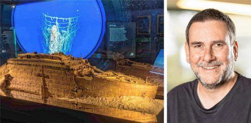 Die Titanic-Ausstellung im Rosenheimer Lokschuppen gehört laut Titanic-Experte Günter Bäbler zu den besten weltweit. Foto Axel Jusseit/Lokschuppen Rosenheim