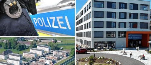 Ein Häftling aus der JVA Bernau nutzte einen „günstigen Moment“ im Traunsteiner Krankenhaus, in dem er eigentlich operiert werden sollte, um zu flüchten. Foto dpa, Berger, Kliniken Südostbayern