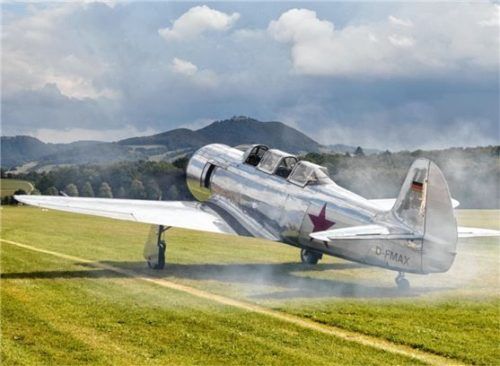 Ein Jagdflugzeug des Typs Jakovlev Jak-11 (Symbolfoto). Foto imago