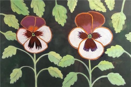 Elisabeth Opperer: Zwei Blumen.