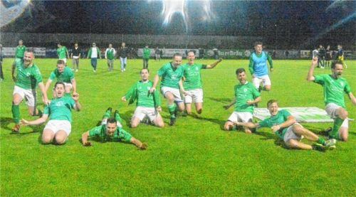 Im vergangenen Jahr feierte Emmering in der Relegation den Klassenerhalt, diesmal will der Kreisligist in der Saisonverlängerung nach oben.Foto Franz Ruprecht