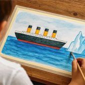 Titanic-Malwettbewerb für Kinder