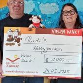 Hobbygartler spendet für Kinderhospiz