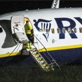 Heftiges Unwetter: Ryanair-Maschine im Sinkflug über der Region