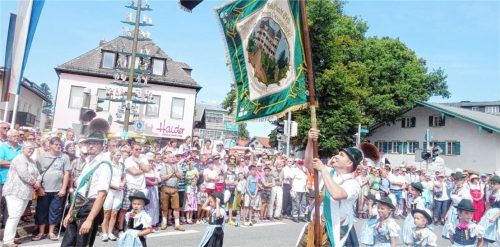 Umzug bei Gaufest im Jahr 2015.Foto  Archiv Hötzelsperger