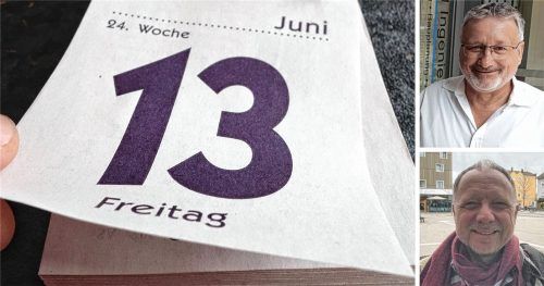 Wer hat Angst vor diesem Kalenderblatt? Antworten geben unter anderem Franz Wudy (oben) und Christian Poitsch. Foto dpa/Stache, Weinzierl