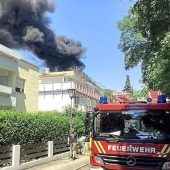 Gleich zwei Brände auf Dächern