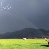 Dunkle Wolken über dem Freistaat
