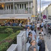 Und wofür stehen Sie an?