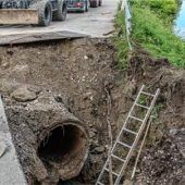 In Rohrdorf bricht ein Rohr – und hinterlässt ein Loch