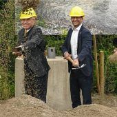 Inn wird wieder Lebensraum – Spatenstich für das Megaprojekt Fischwanderhilfe gesetzt