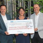 Spende für Vortrag einer Holocaust-Überlebenden am Gymnasium