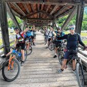 Abwärts mit den Mountainbikern