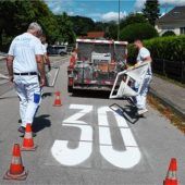 Markierungen aufgefrischt