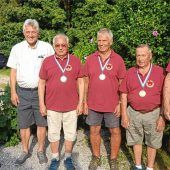 Oldies gewinnen Dorfmeisterschaft im Stockschießen