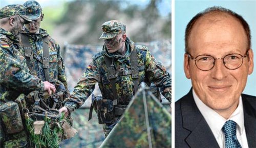 Christian Schunck, Kreisvorsitzender Oberbayern-Südost im Verband der Reservisten der Bundeswehr, hat eine klare Meinung zu einer möglichen Rückkehr der Wehrpflicht. Fotos dpa, RE