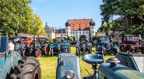 Das Schloss Maxlrain bot eine großartige Kulisse.