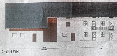 Der Bau fügt sich laut Planung gut in die Umgebung ein. Foto  stache