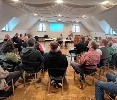 Der Infoabend zum Repaircafé war erfreulicherweise sehr gut besucht. Foto re