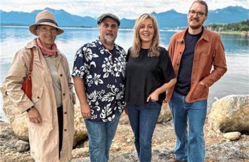 Der neue Vorstand der Priener Grünen: (von links) Claudia Sasse, Frank Seipel, Heike Bohn und Tim Conradi. Foto  Ortsverband Prien Bündnis90/ die Grünen