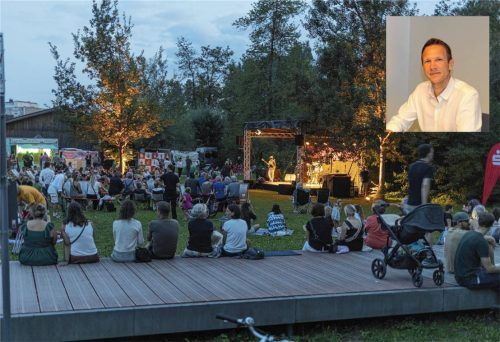 Der Rosenheimer Kulturstrand kehrt zurück. Wie wichtig das ist, weiß Kulturreferent Wolfgang Hauck. Fotos Weiand/Schlecker