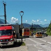 Schwerer Radunfall am Grenzübergang