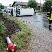 Hydrant wird zur Sprungschanze
