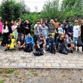 Kampenwandschüler räumen auf